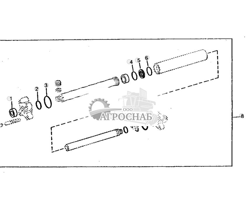Feedback Steering Cylinder Overhaul Kit 
